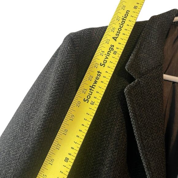 Vintage Burberrys Cusha Tweed Wool Trench Coat Rare England XX-Large - Picture 14 of 15